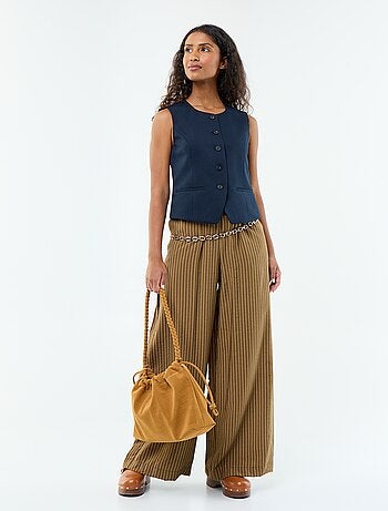 Chaleco de traje liso