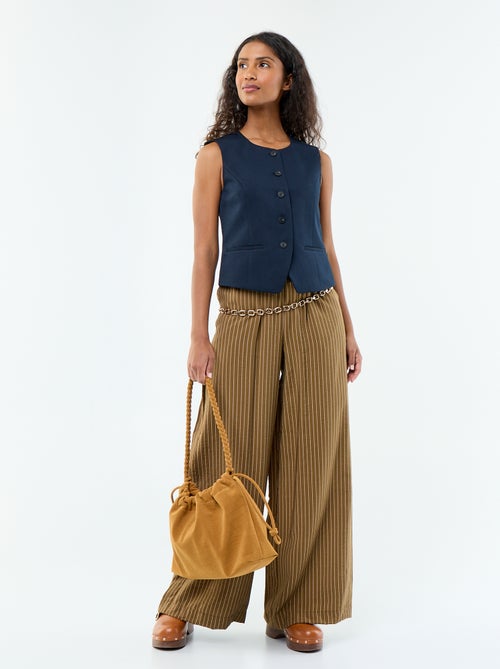Chaleco de traje liso - Kiabi Chaleco de traje liso - Kiabi