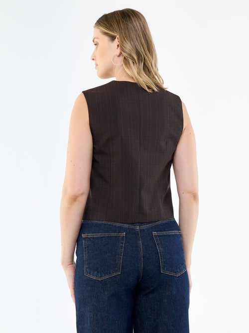 Chaleco de traje liso - Kiabi