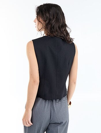 Chaleco de traje liso