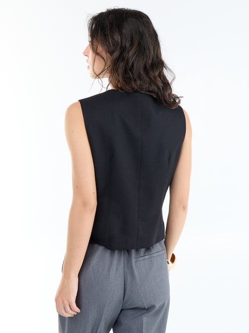 Chaleco de traje liso - Kiabi