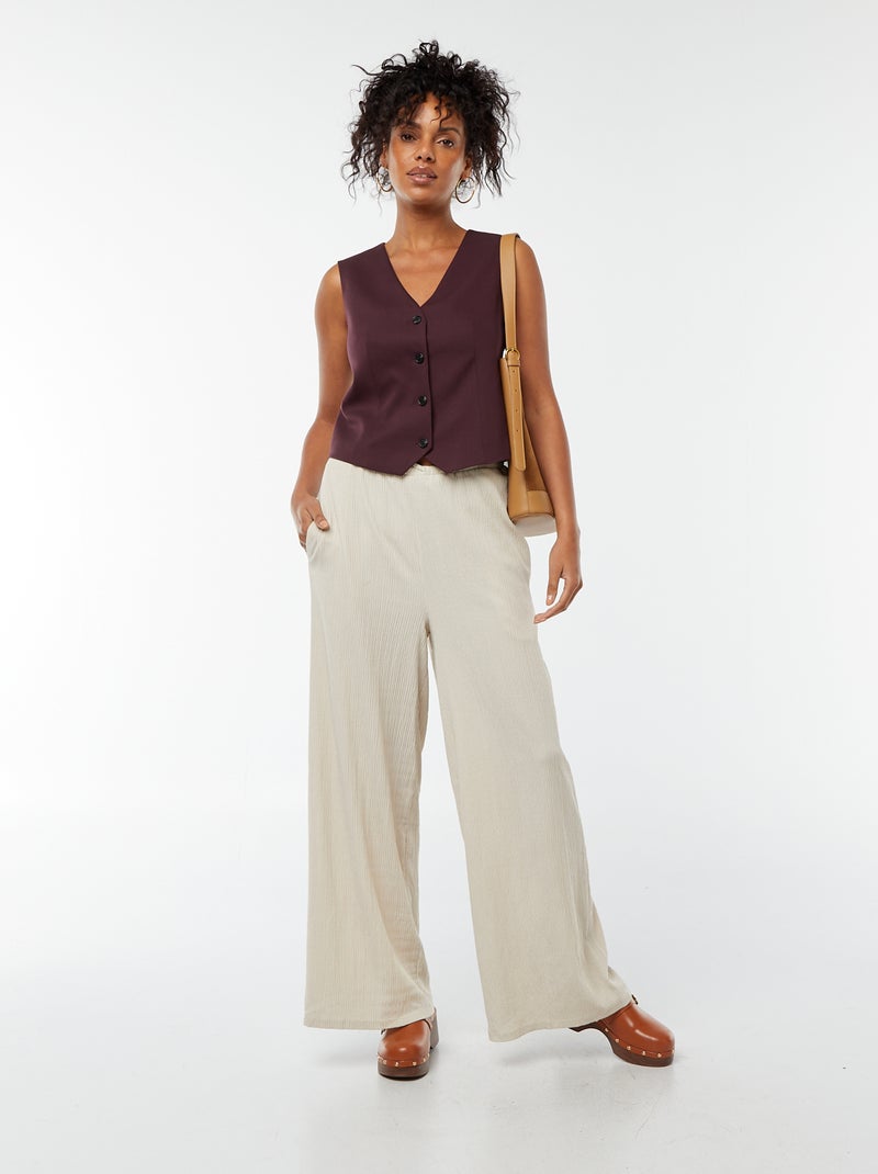 Chaleco de traje Purpura - Kiabi