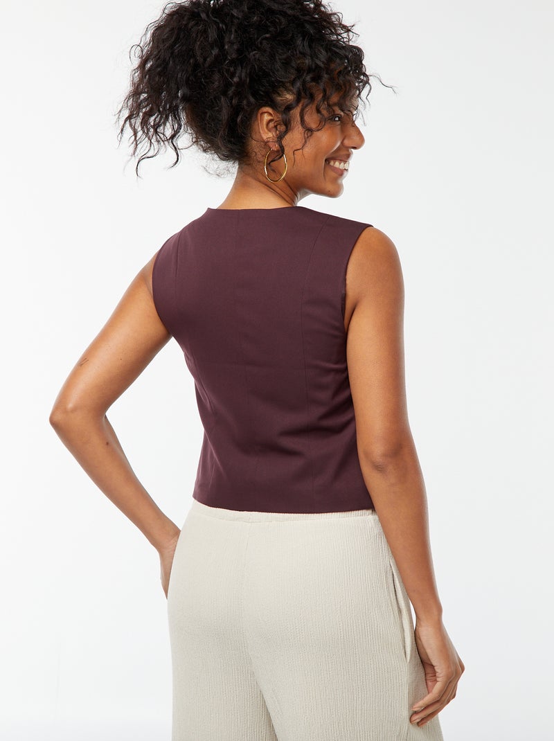 Chaleco de traje Purpura - Kiabi