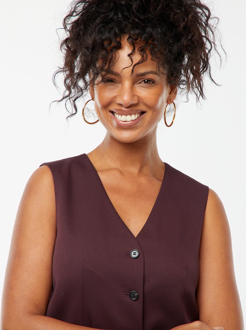 Chaleco de traje Purpura - Kiabi