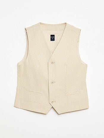 Chaleco de traje sin mangas
