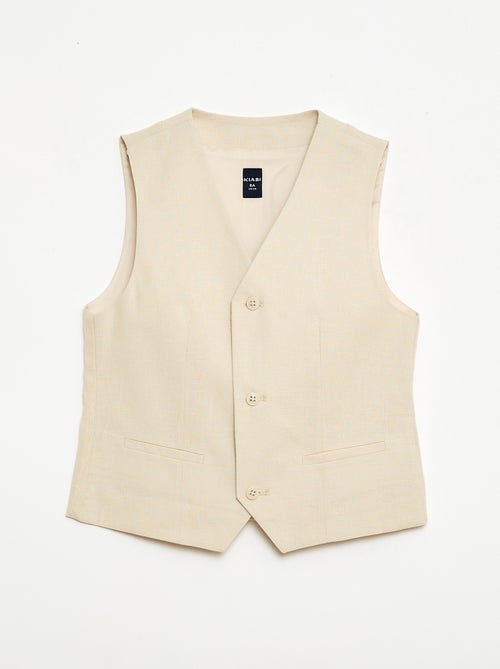 Chaleco de traje sin mangas - Kiabi