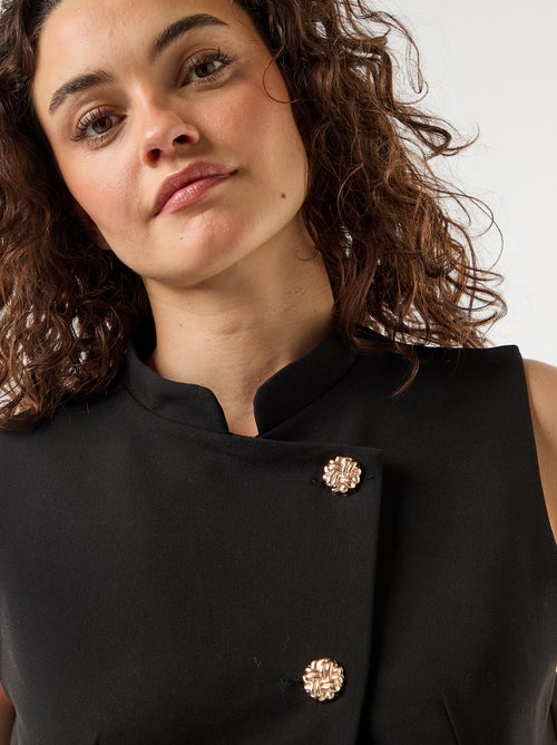 Chaleco de traje sin mangas con abertura simétrica - Kiabi