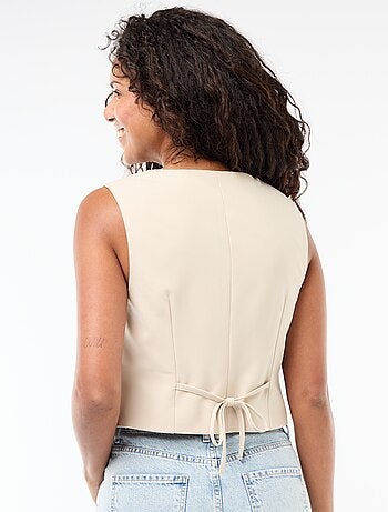 Chaleco de traje sin mangas