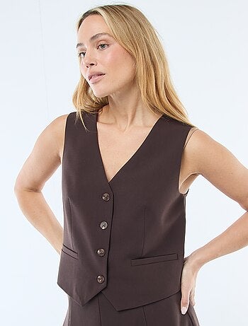 Chaleco de traje sin mangas