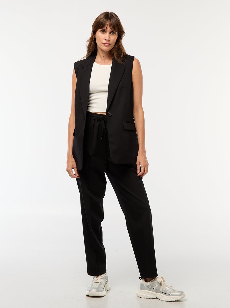 Chaleco de traje sin mangas Negro - Kiabi