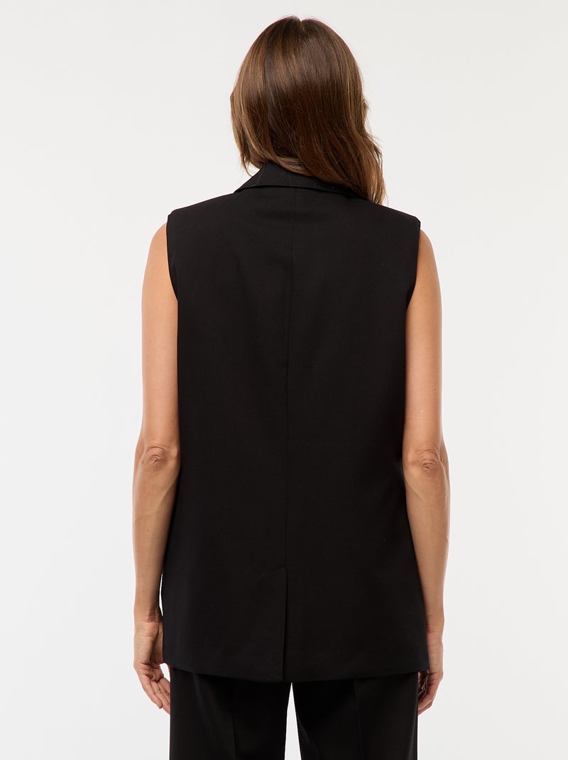 Chaleco de traje sin mangas Negro - Kiabi