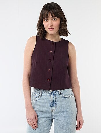 Chaleco de traje sin mangas