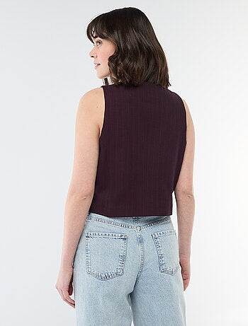 Chaleco de traje sin mangas