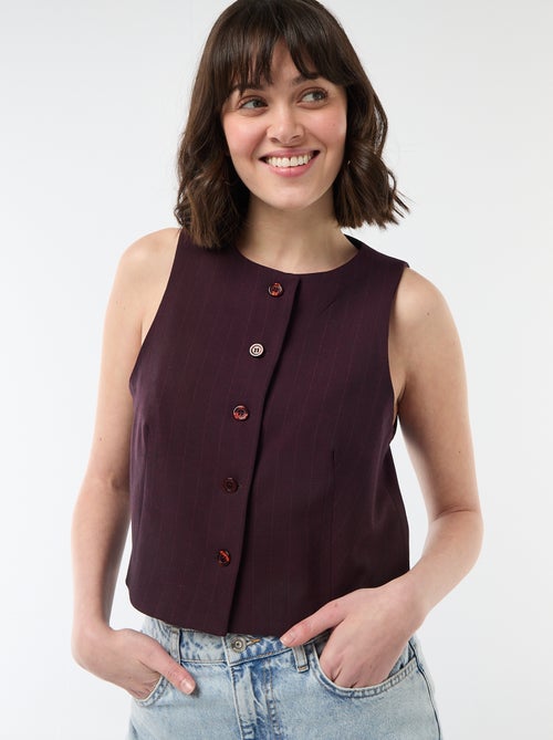 Chaleco de traje sin mangas - Kiabi