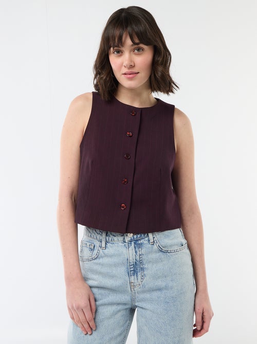 Chaleco de traje sin mangas - Kiabi