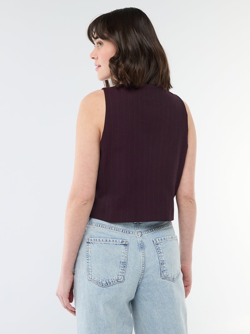 Chaleco de traje sin mangas Rojo - Kiabi