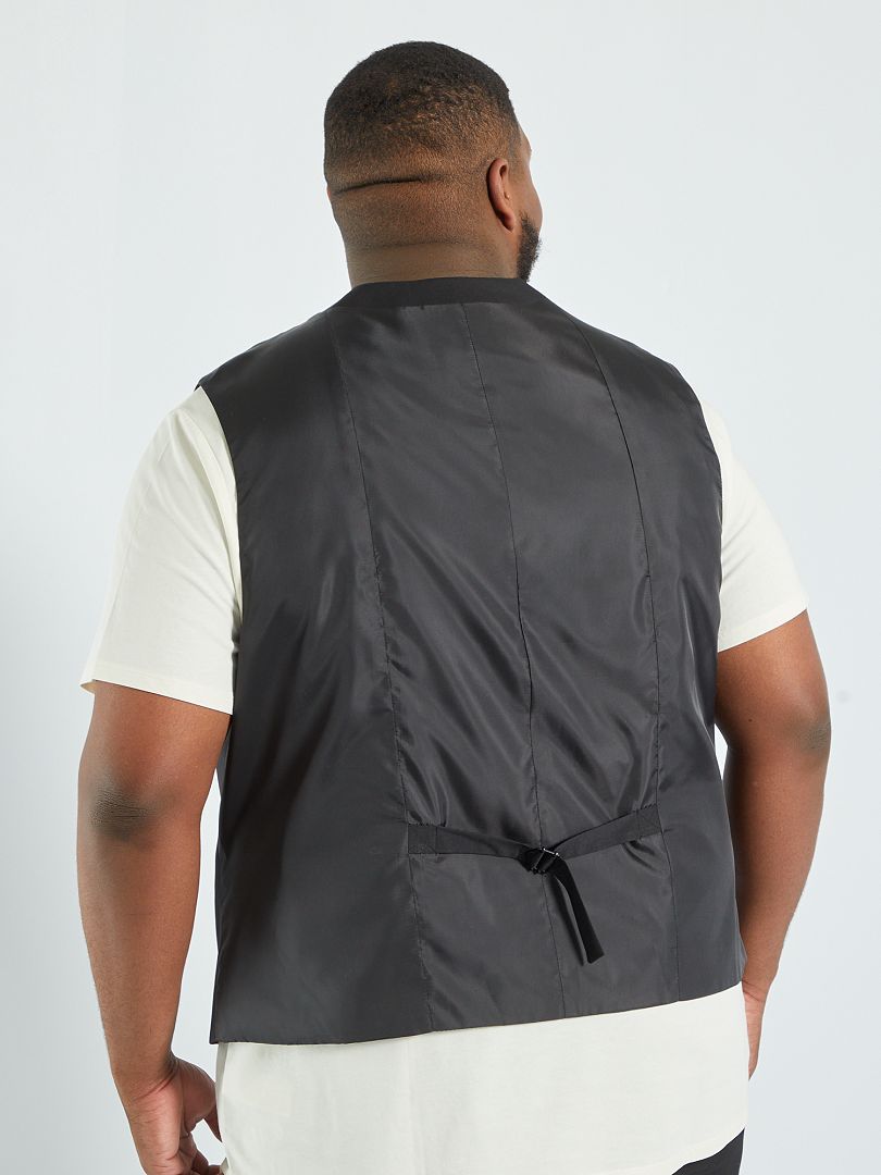 Chaleco de traje slim Negro - Kiabi