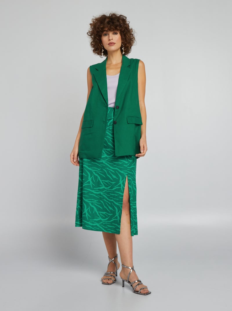 Chaleco de traje VERDE - Kiabi
