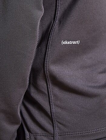 Ekstract - Chaleco deportivo cuello alto con cremallera