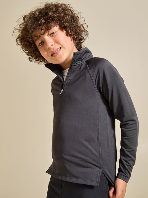Chaleco deportivo cuello alto con cremallera - (ekstract) - Kiabi Chaleco deportivo cuello alto con cremallera - (ekstract) - Kiabi