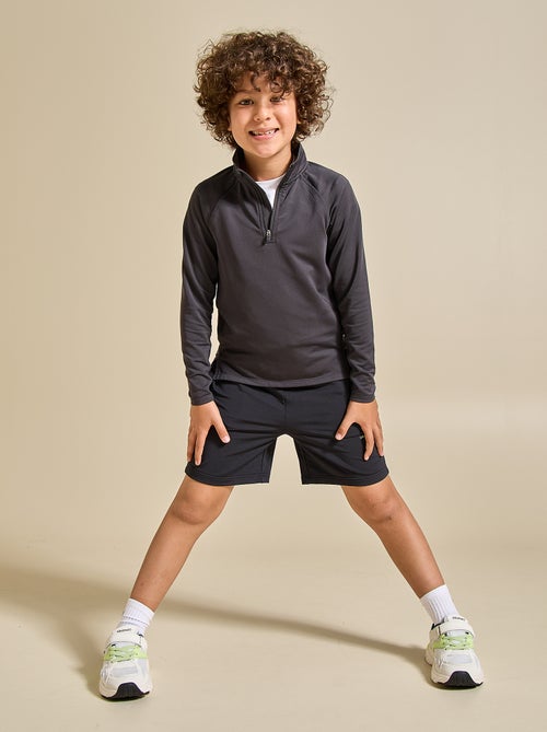 Chaleco deportivo cuello alto con cremallera - (ekstract) - Kiabi Chaleco deportivo cuello alto con cremallera - (ekstract) - Kiabi