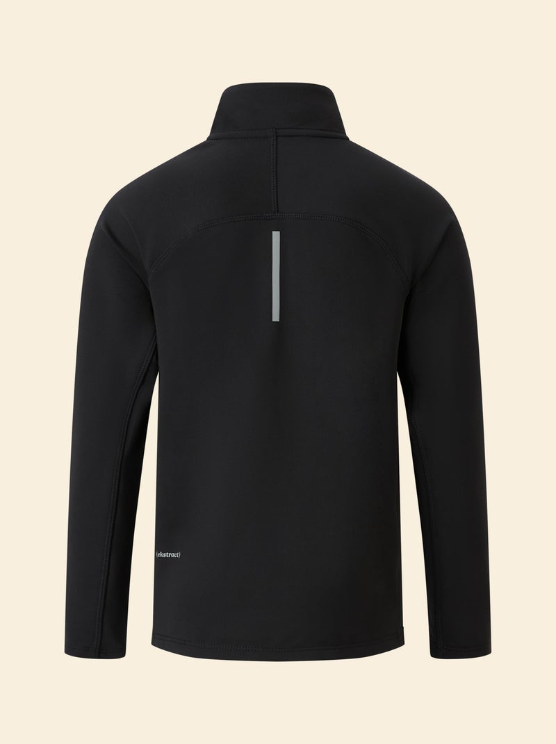 Chaleco deportivo cuello alto con cremallera - (ekstract) Negro - Kiabi