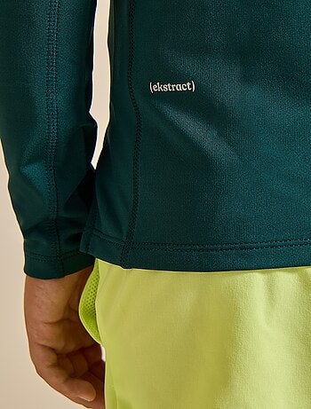 Ekstract - Chaleco deportivo cuello alto con cremallera