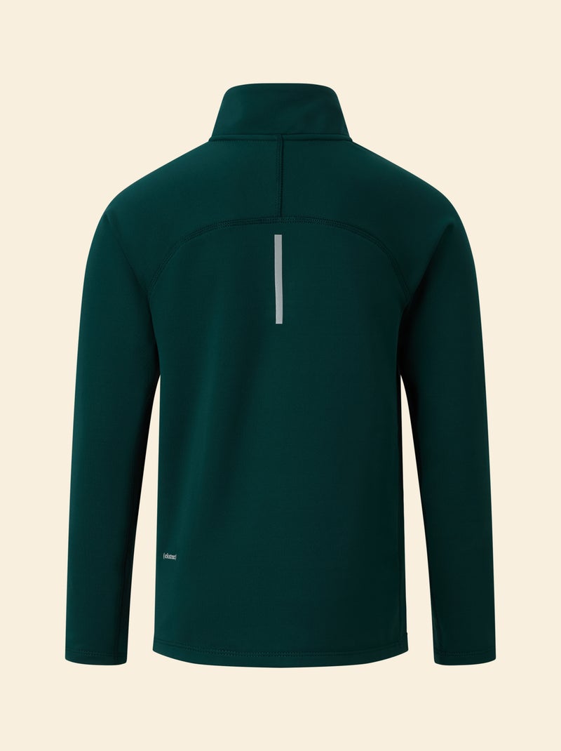 Chaleco deportivo cuello alto con cremallera - (ekstract) Verde - Kiabi