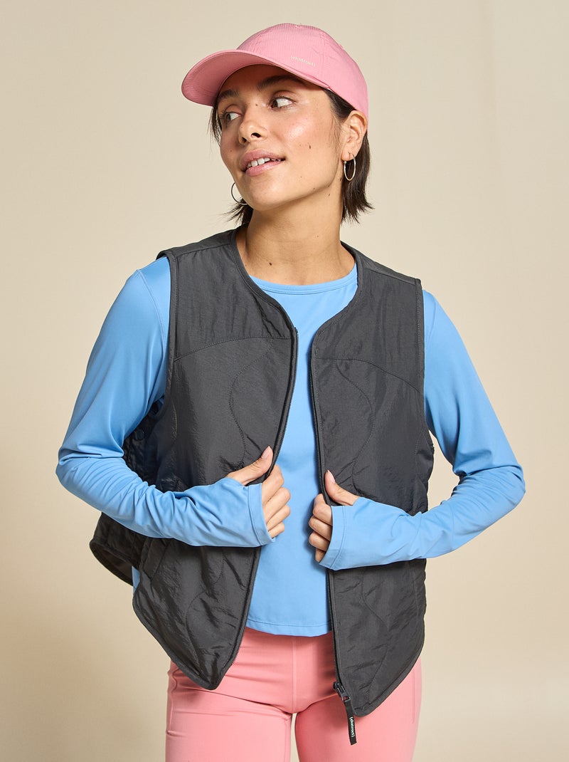 Chaleco deportivo sin mangas - (ekstract) Negro - Kiabi