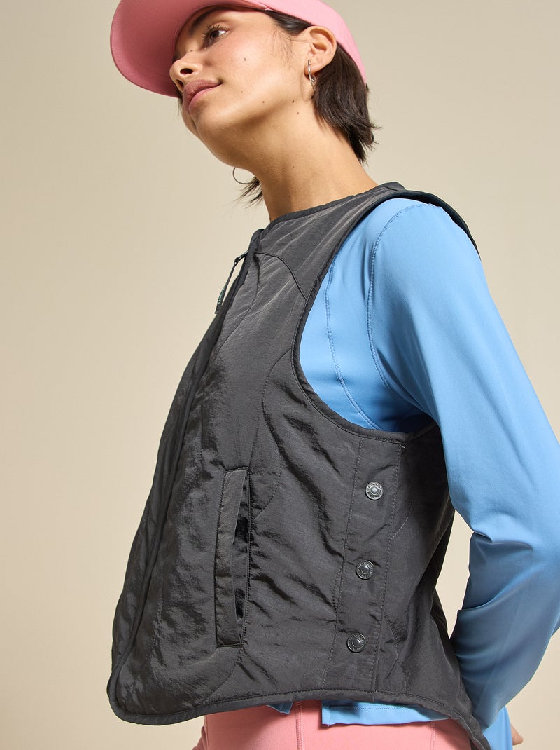 Chaleco deportivo sin mangas - (ekstract) Negro - Kiabi