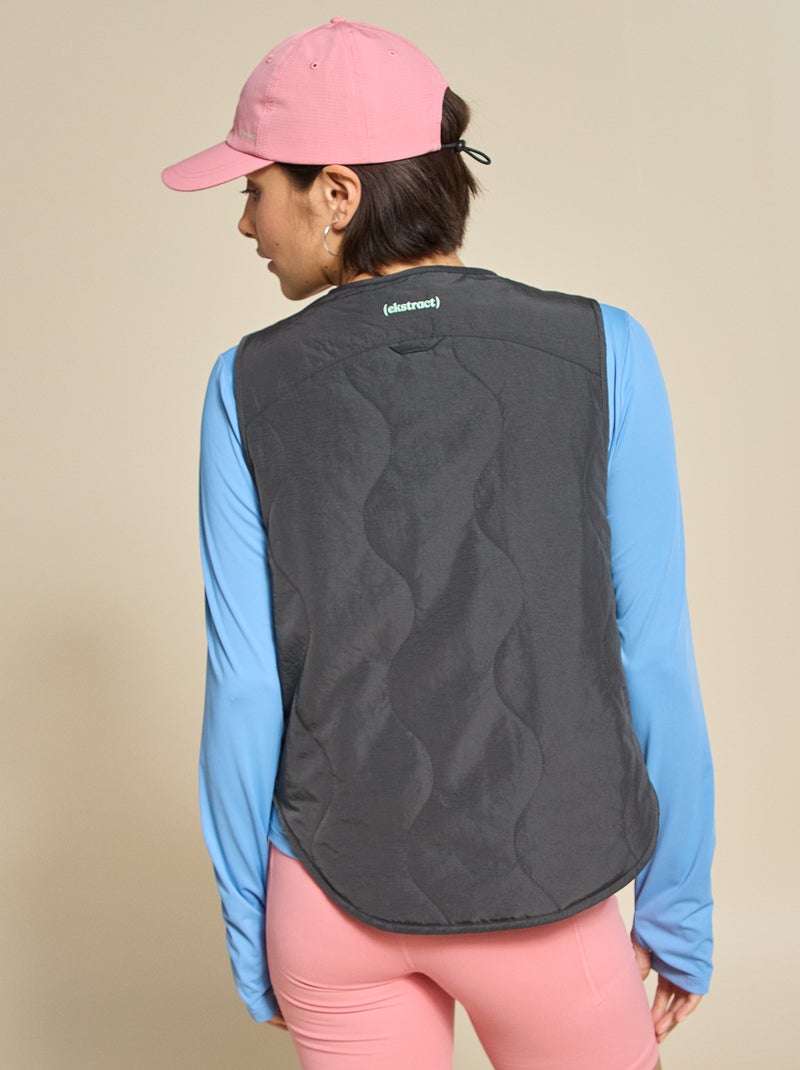 Chaleco deportivo sin mangas - (ekstract) Negro - Kiabi