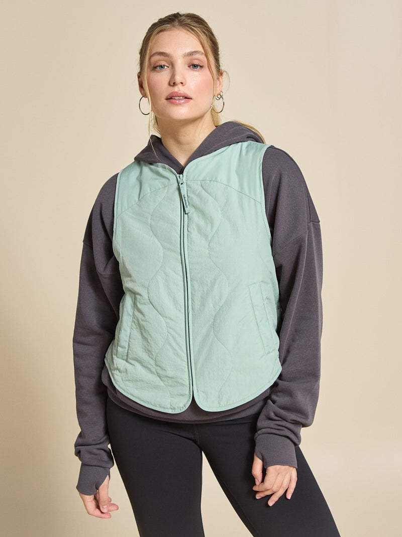 Chaleco deportivo sin mangas - (ekstract) Verde - Kiabi