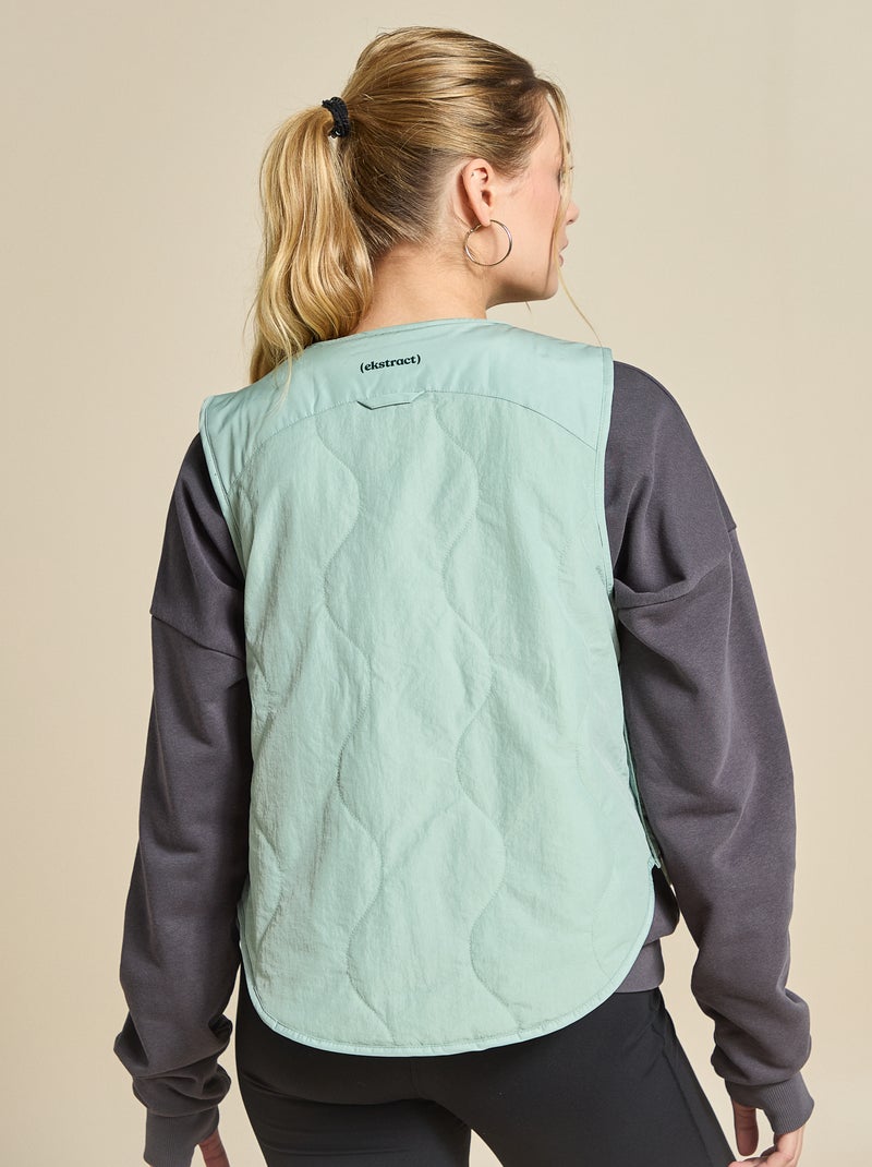 Chaleco deportivo sin mangas - (ekstract) Verde - Kiabi