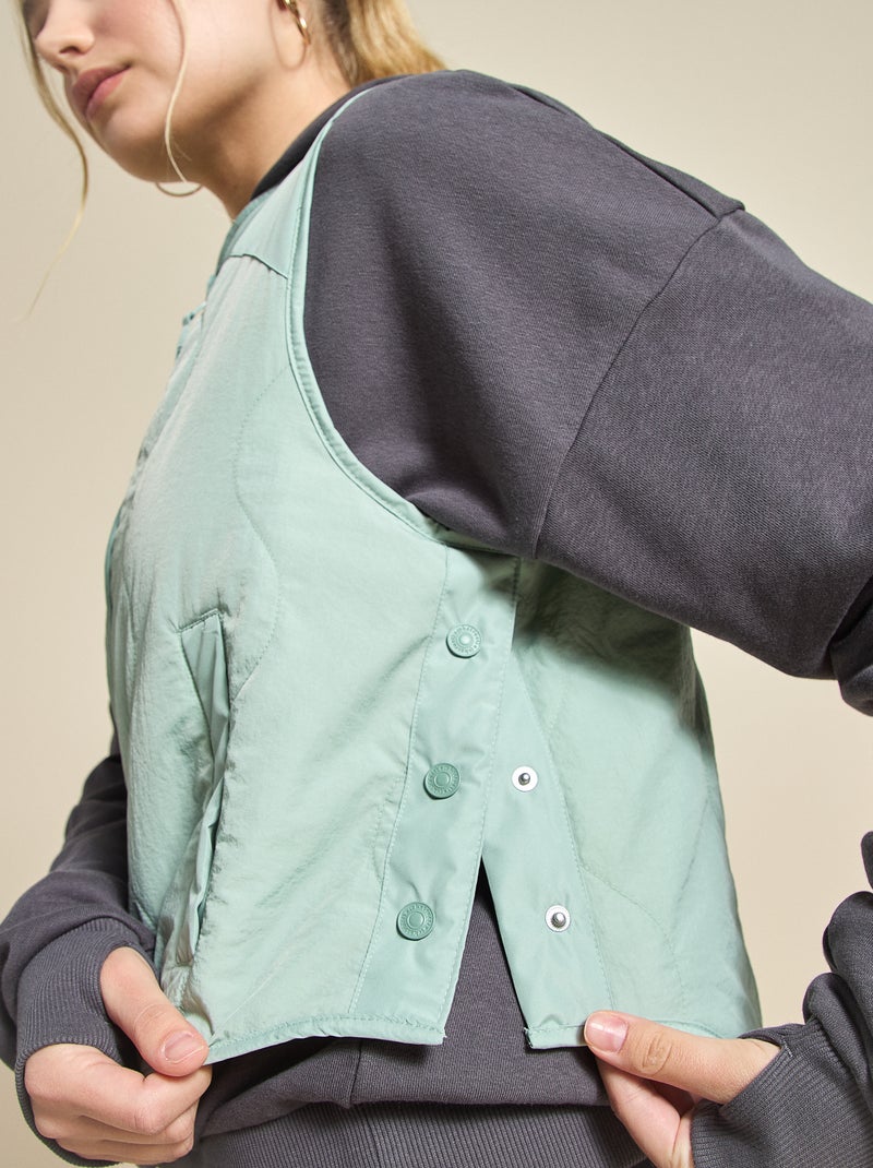 Chaleco deportivo sin mangas - (ekstract) Verde - Kiabi