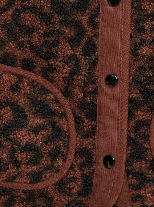 Chaleco efecto borreguito sin mangas - Kiabi