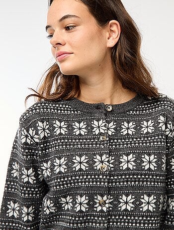 Chaleco en jacquard