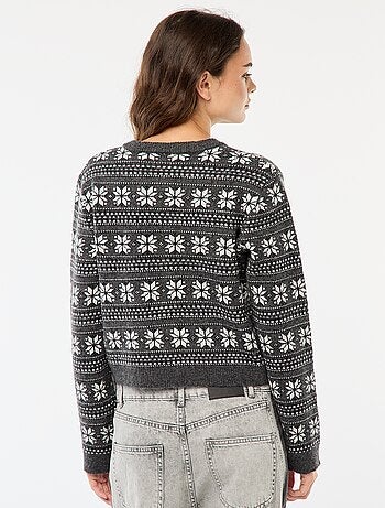Chaleco en jacquard