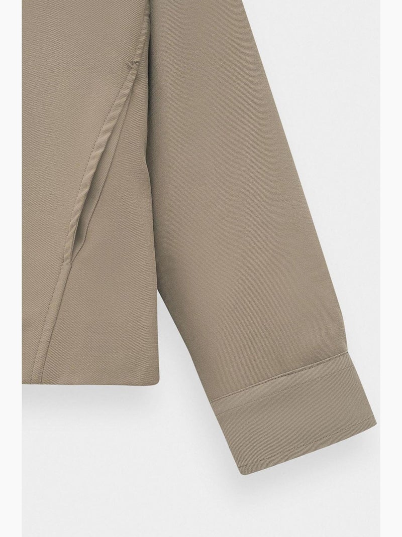 Chaleco entallado giesto Beige arcilla - Kiabi