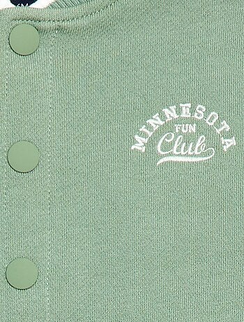 Chaleco estilo campus americano