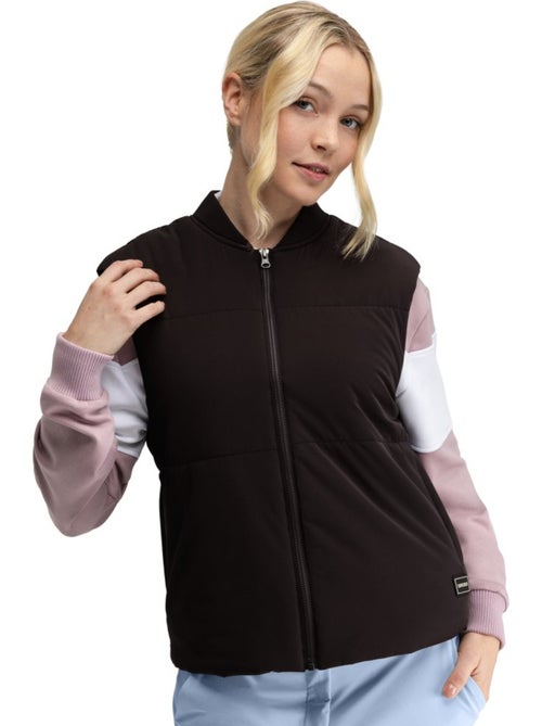 Chaleco golf acolchado mujer golf mujer wedge-w dark - Kiabi