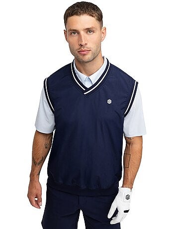 Chaleco golf cortavientos hombre golf hombre putt navy