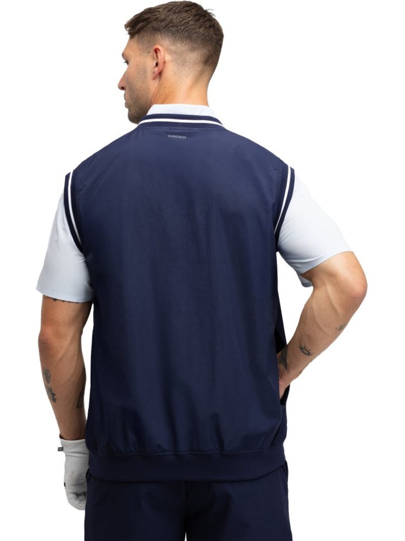 Chaleco golf cortavientos hombre golf hombre putt navy Azul - Kiabi