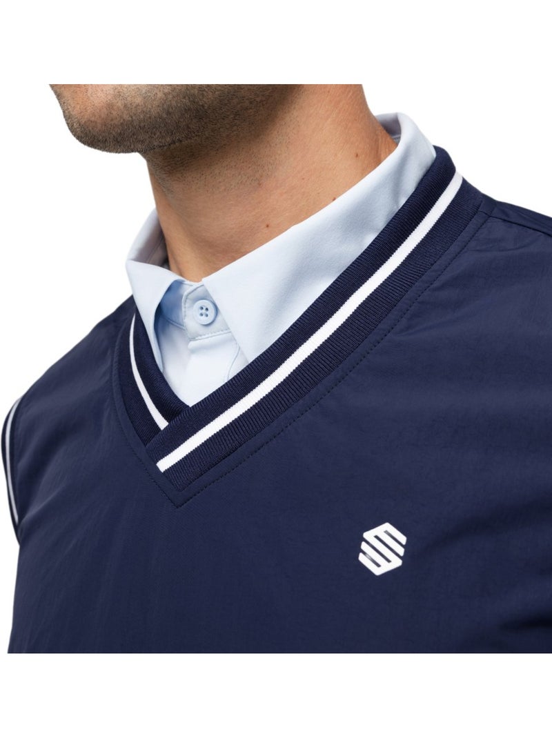 Chaleco golf cortavientos hombre golf hombre putt navy Azul - Kiabi