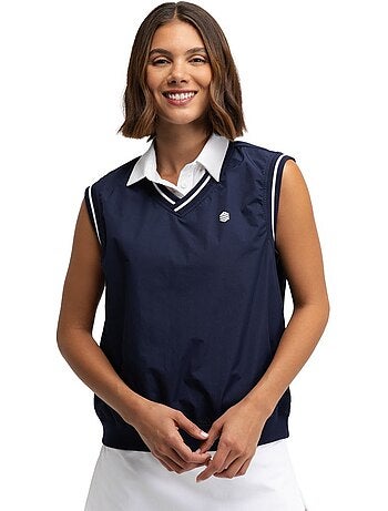 Chaleco golf cortavientos mujer golf mujer grace navy