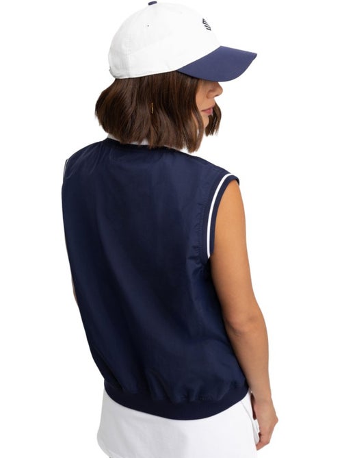 Chaleco golf cortavientos mujer golf mujer grace navy - Kiabi
