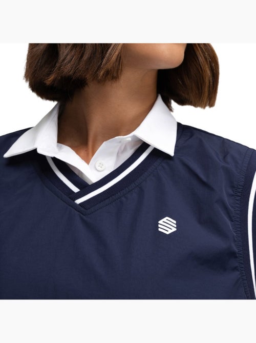 Chaleco golf cortavientos mujer golf mujer grace navy - Kiabi