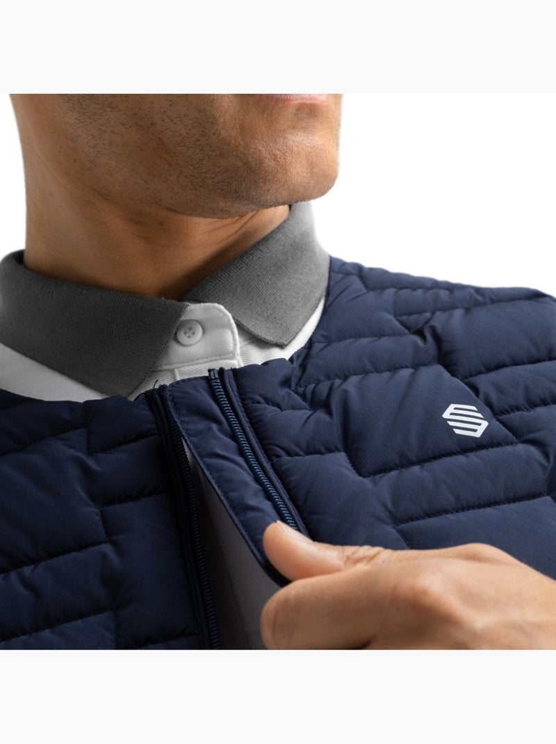 Chaleco golf insulado hombre golf hombre royal Azul marino - Kiabi