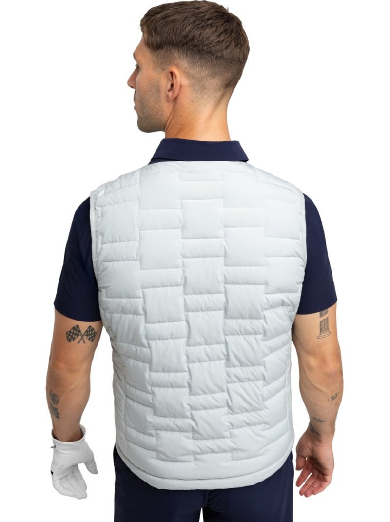 Chaleco golf insulado hombre golf hombre royal gray Blanco Gris - Kiabi