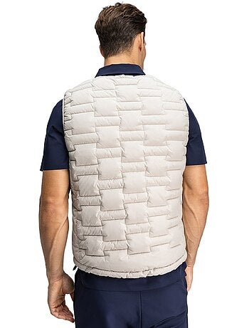 Chaleco golf insulado hombre golf hombre royal sand