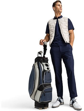Chaleco golf insulado hombre golf hombre royal sand